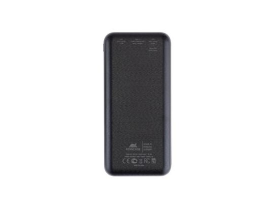 Внешний аккумулятор с дисплеем, 20000 mAh, черный